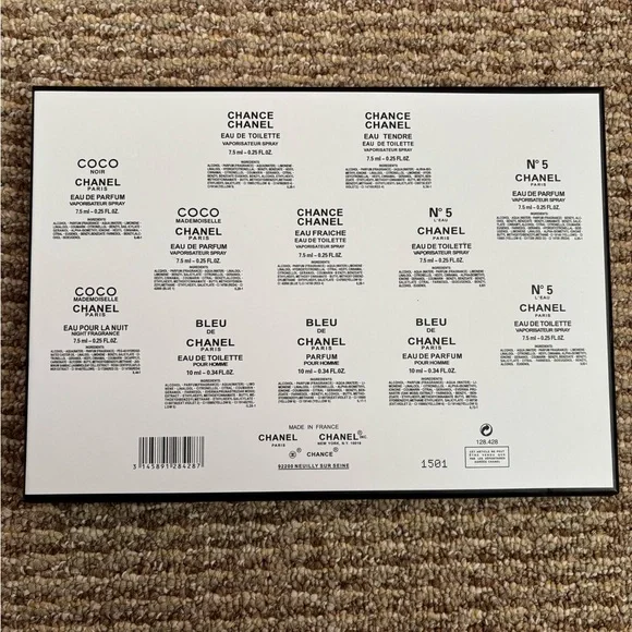 CHANEL Fragrance Collection Gift Set 12 Samplers for Him & Her - Picture 4 of 4